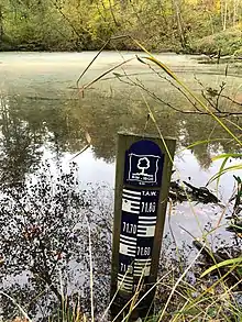 Jauge de profondeur du Petit étang