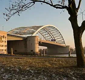 Le pont de Brienenoord en février 2009