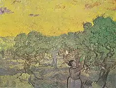 Oliveraie avec cueilleurs, Musée Kröller-Müller (Pays-Bas).