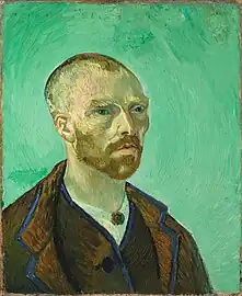 Autoportrait dédié à Paul Gauguin par Vincent van Gogh (1888)