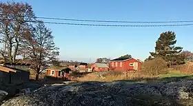 Vänö à proximité du port de plaisance.