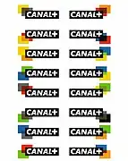 Différentes variations du logo Canal+
