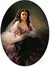 Franz Xaver Winterhalter, Portrait de Varvara Rimska-Korsakova, 1858.