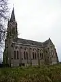L'église, façade nord.