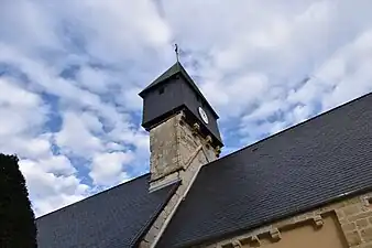 Le clocher de l'église.