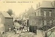 La rue de l'abreuvoir en 1907.