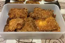 Escalope à la viennoise.