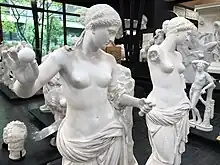 Vénus d'Arles avant et après restaurations de François Girardon