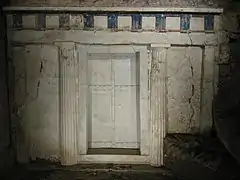 Façade de la tombe de Philippe II de Macédoine à Vergina (Aigai).