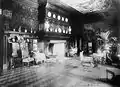 Grand salon du château vers 1890.