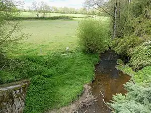 Le Verraux à la Chapelle, à Parsac-Rimondeix. La ZNIEFF commence à cet endroit.