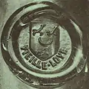 Cachet du verrier Duraquet, 1630.