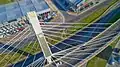 Pont des Amériques vu d'en haut.