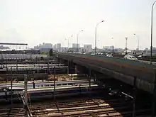 Viaduc au-dessus des voies ferrées venant de la gare de Lyon