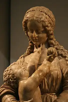 Vierge à l’enfant (2e moitié du 16e) par Conrad Meit.