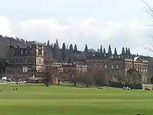 Aile nord de Chatsworth House dans le Derbyshire (1820–1841)