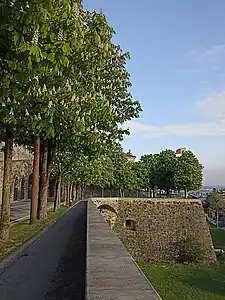Vue depuis la Viale Delle Mura