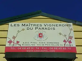 Cave de la vallée du Paradis