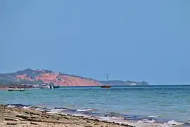 Scène à la plage de Vilankulo.