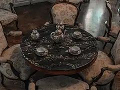 Le salon dans lequel madame Desbassayns recevait ses invités.