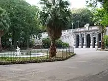 Le parc de la Villa Scassi