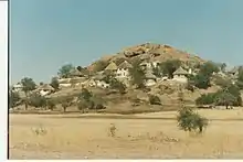 Campement près du parc de Waza, Extrême-Nord du Cameroun.