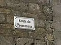 Route du Promeneux.