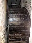 Au départ, une roue à augées de 4 m de diamètre et 1,20 m de large.