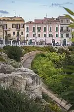 Une des zones archéologiques