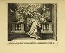 Gravure publiée dans le Livre de la vie, par Adriaen Collaert en 1630.