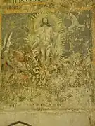 La Résurrection. Fresque de l'absidiole du transept nord.