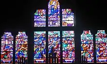 Vitrail de l'église.