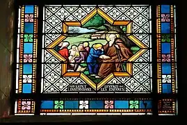 « Saint Leufroy instruisant les enfants ».