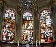 Vitraux de l'abside (1875-1876), par Gsell Laurent.