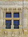 Maison des Chevliers : une fenêtre du premier étage