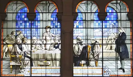 no VVœu des échevins formulé en 1722 pendant l'épidémie de peste.