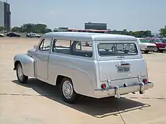 Rear view of Carbrasa-assembled Volvo PV445.