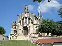 Façade église de Vougy