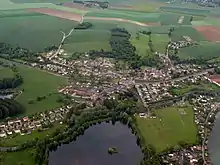 Vue aérienne d'Herchies.