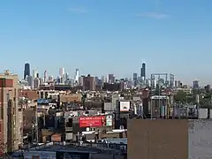 Vue de Chicago depuis Wrigley Field