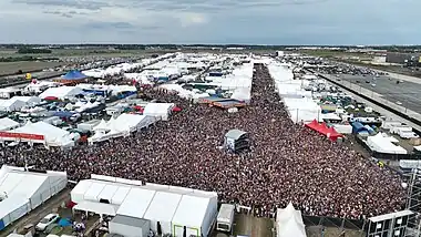 Vue de drône - Fête de l'Humanité 2023