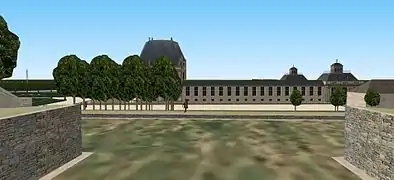 Vue depuis le haut de l'ancienne Grotte.