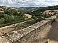 Vue depuis les murailles du château de Berzé.