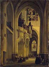 Vue intérieure de l'église Saint-Gervais-Saint-Protais