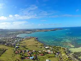 Vue du Vauclin et de la Pointe Faula