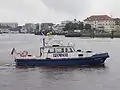Bateau portuaire Bremen 6 de la Wasserschutzpolizei pendant la voile 2005.
