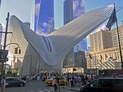 Le World Trade Center, à New York (par Santiago Calatrava Valls, 2016).