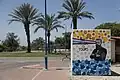 Herzl. Fresque de Murielle Street Art, Ge'a (en).