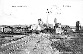 Charbonnages à Souverain Wandre.