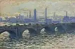 "Waterloo Bridge, matin brumeux" (1902) de Claude Monet (W1560)